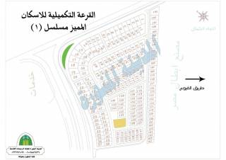 ارض للبيع 580 متر بالاسكان المميز