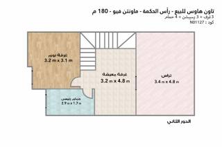 تاون هاوس للبيع Mountain view Lvls رأس الحكمة