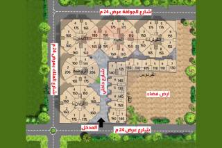 مساحة تجارية للإيجار 4000 متر المندرة