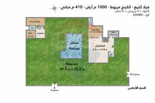 فيلا للبيع 1000 متر الكينج مريوط شارع الكينج الجديد