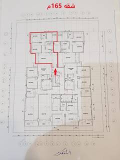 شقة للبيع باللوتس الشمالية 165 متر