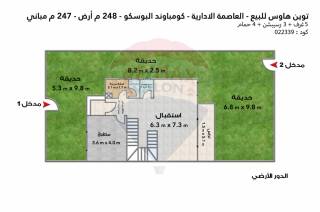 فيلا توين هاوس للبيع العاصمة الإدارية كومباوند ال