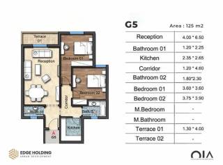 View lake Apartment 125m 2 BD 2 Toilets Kitc